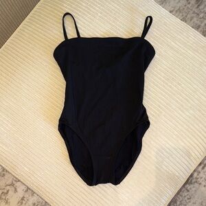 Black One-Piece Swimsuit